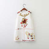 Embroidery Flower Sleeveless dress