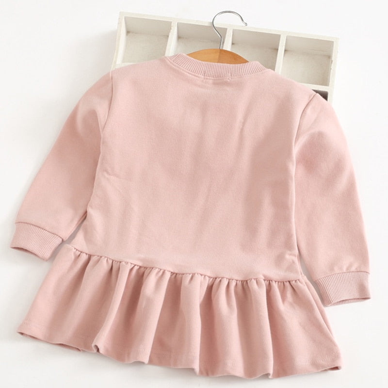 Girl Long-Sleeve Blouse Kids Dress