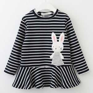 Girl Long-Sleeve Blouse Kids Dress