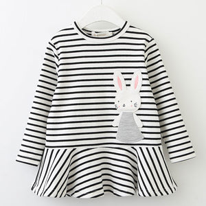 Girl Long-Sleeve Blouse Kids Dress