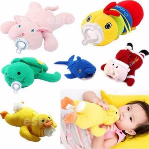 Cute Baby Feeding Bottle Plush Covers