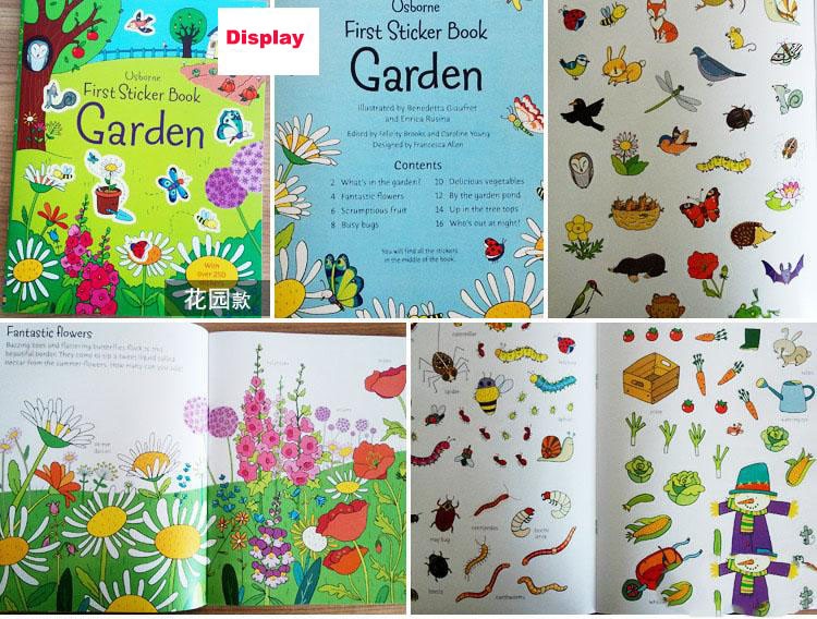 A4 size Children Cartoon Sticker books