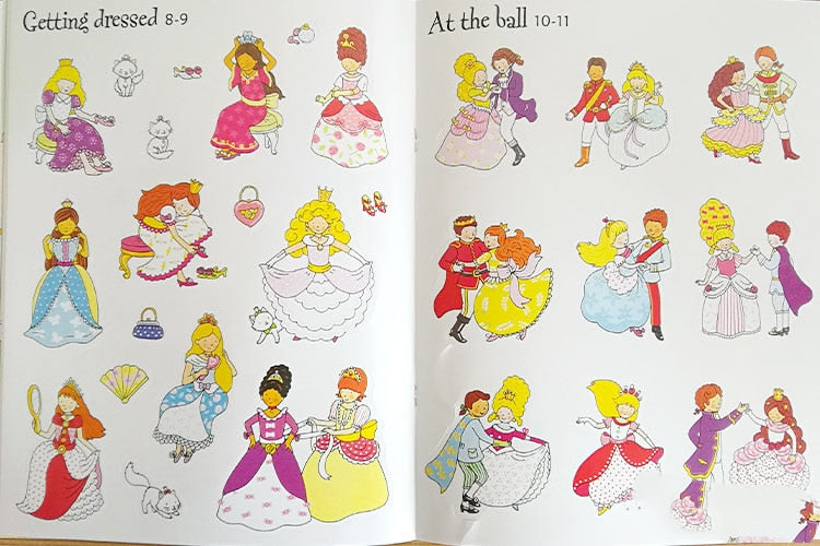 A4 size Children Cartoon Sticker books