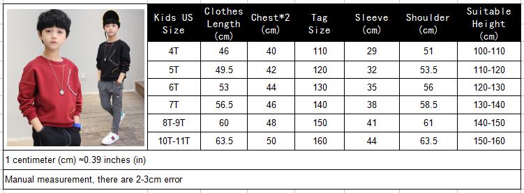 Long Sleeve Solid Cotton Children T-Shirt