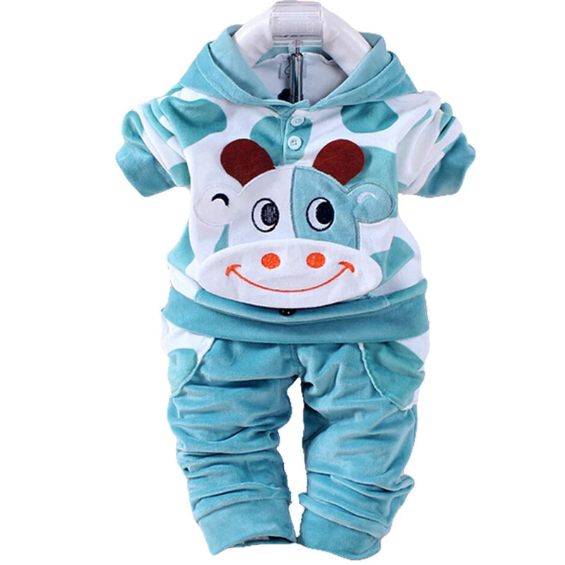 Kids Cotton Cartoon Outfit Suit