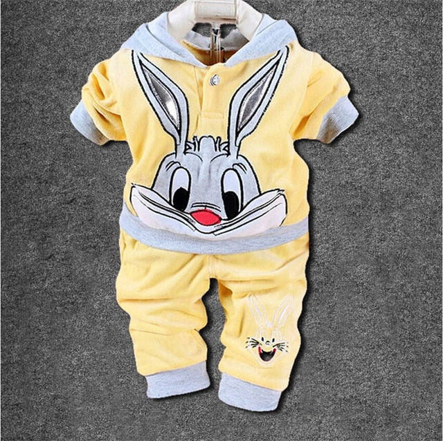 Kids Cotton Cartoon Outfit Suit