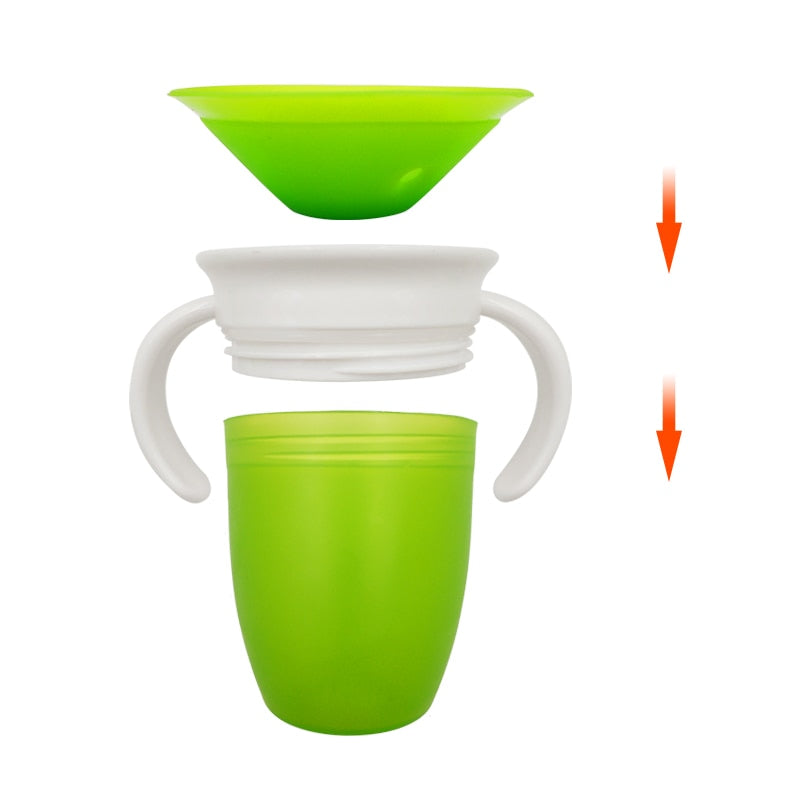 360 Degrees Rotated Baby Learning Drinking Cup