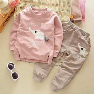 2Pcs Children Cotton Clothing Suit