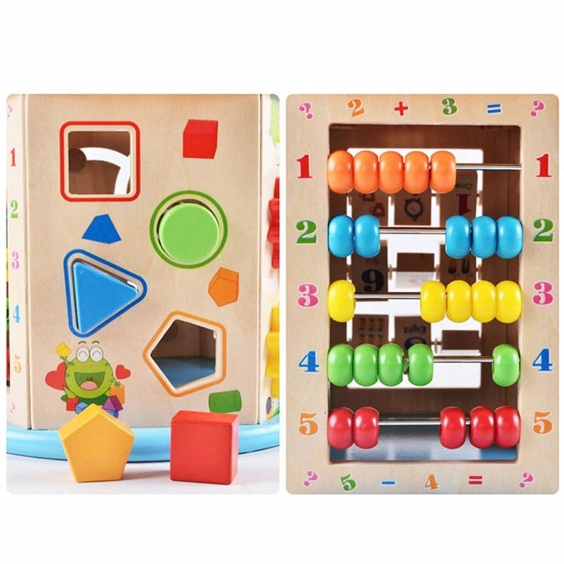 Early Learning Wooden Cognition Puzzle Toy