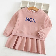 Girl Long-Sleeve Blouse Kids Dress