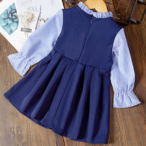 Girl Long-Sleeve Blouse Kids Dress