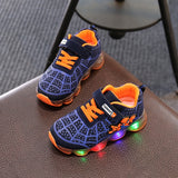 1-14 Years Old Luminous Sneakers Unisex