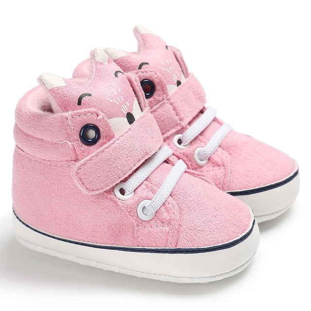 Cotton Cloth First Walker Anti-slip Toddler Sneaker