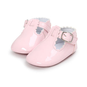 Newborn Baby Girls Buckle First Walkers