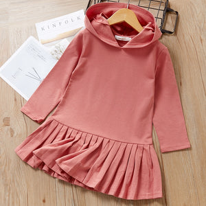 Girl Long-Sleeve Blouse Kids Dress