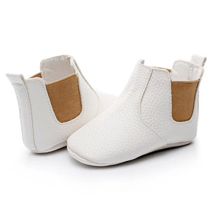 Baby soft sole first walker boots