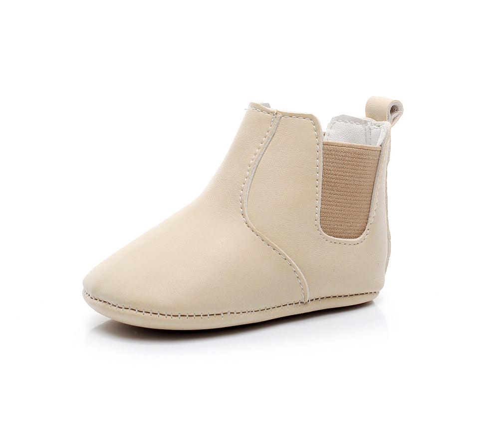 Baby soft sole first walker boots