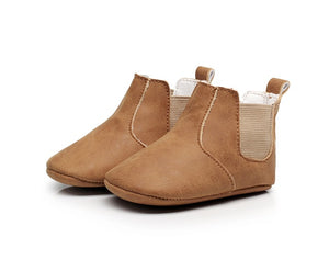 Baby soft sole first walker boots