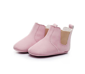 Baby soft sole first walker boots