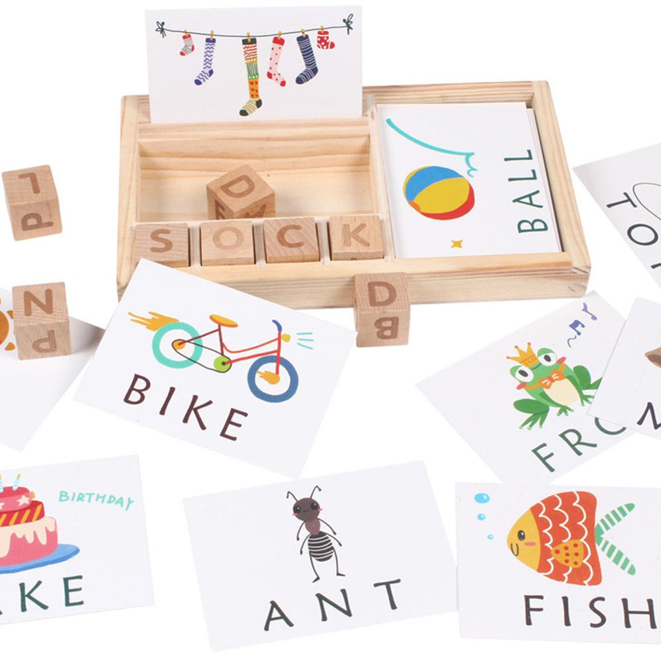 Wood Spelling Words Game