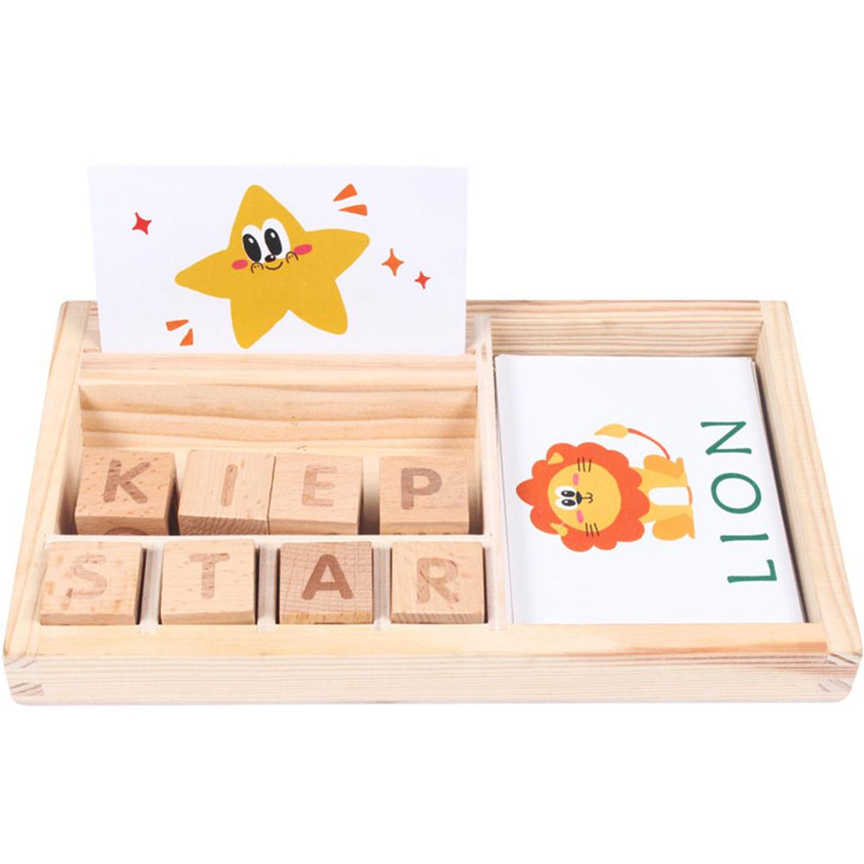Wood Spelling Words Game