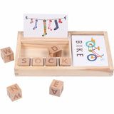 Wood Spelling Words Game