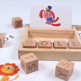 Wood Spelling Words Game