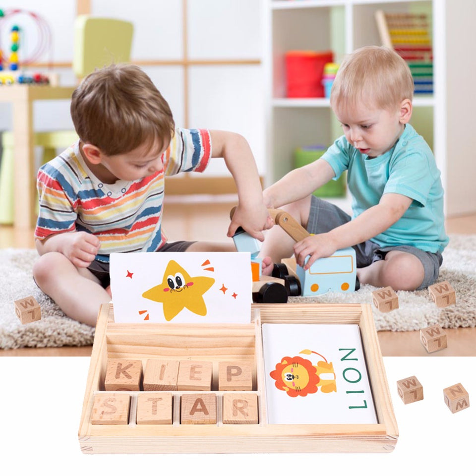 Wood Spelling Words Game