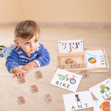 Wood Spelling Words Game