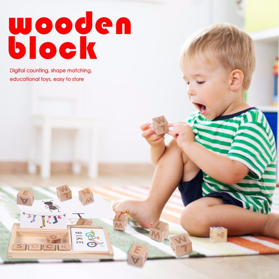 Wood Spelling Words Game