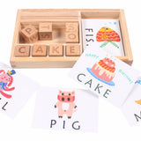 Wood Spelling Words Game