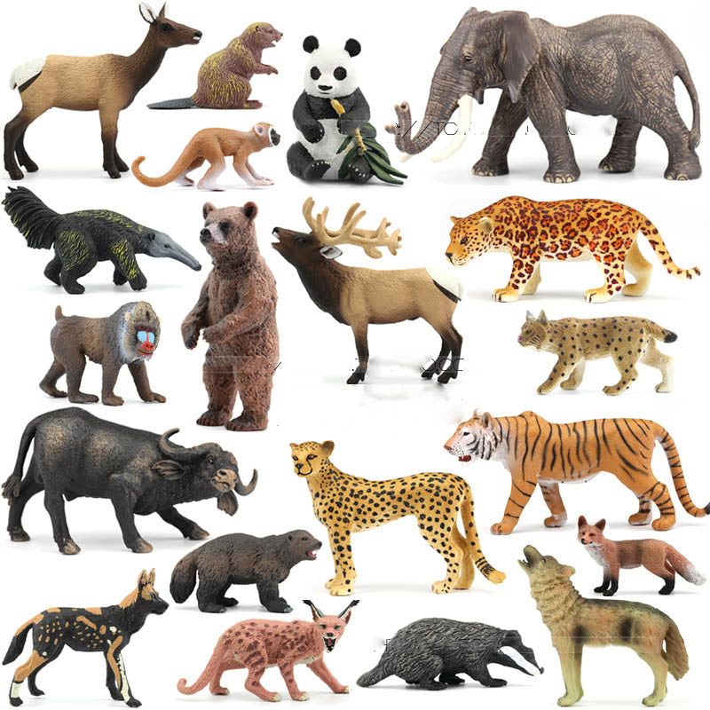 Original Genuine Wild Animal Model Toys