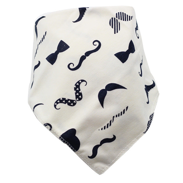 New Infant Triangle Cotton Absorbent Cloth Bib