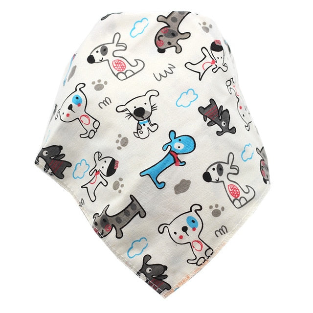 New Infant Triangle Cotton Absorbent Cloth Bib