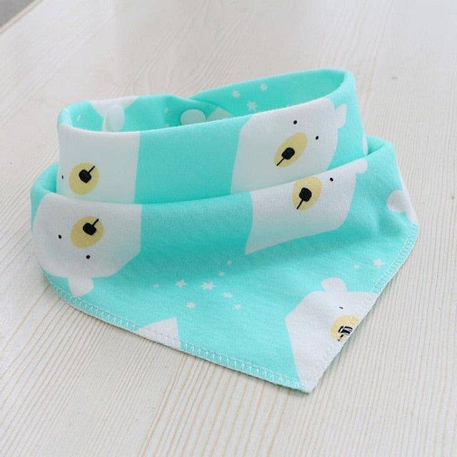 New Infant Triangle Cotton Absorbent Cloth Bib