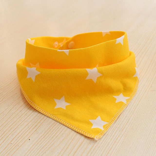 New Infant Triangle Cotton Absorbent Cloth Bib