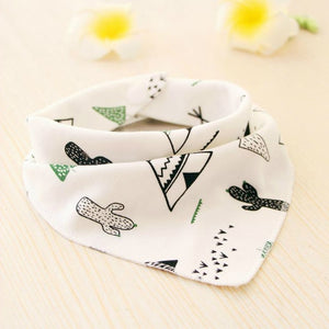 New Infant Triangle Cotton Absorbent Cloth Bib