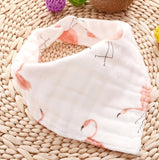 New Infant Triangle Cotton Absorbent Cloth Bib