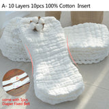 Reusable 10 Layers Baby Diapers Insert