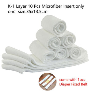 Reusable 10 Layers Baby Diapers Insert