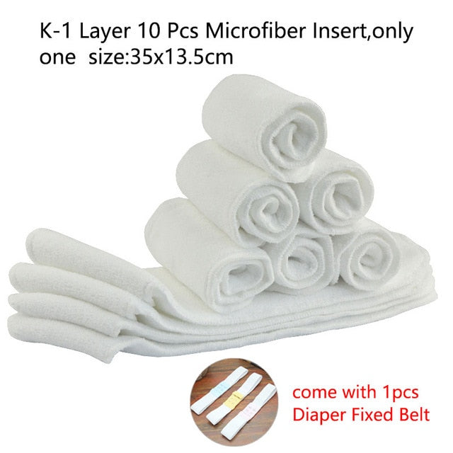 Reusable 10 Layers Baby Diapers Insert