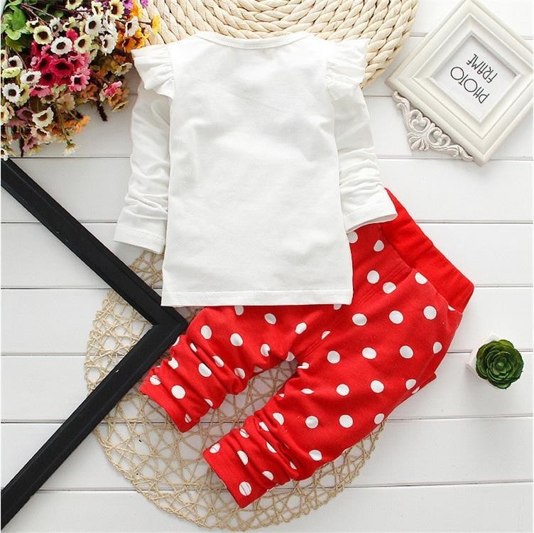 Girls Mickey Pant Shirt Cloth Set