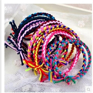 10PCS rope Headband wristband