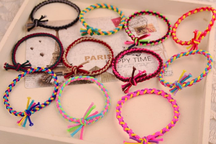 10PCS rope Headband wristband