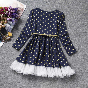 Girls Long-Sleeve Mini Tutu dress