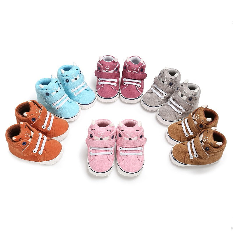 Cotton Cloth First Walker Anti-slip Toddler Sneaker