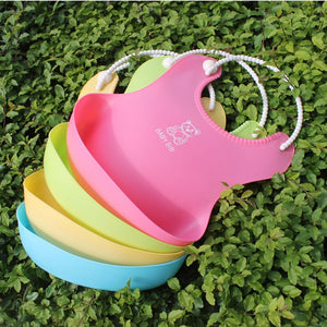 Baby Infant Waterproof Silicone Bib