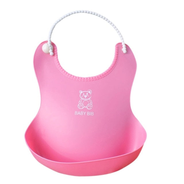 Baby Infant Waterproof Silicone Bib