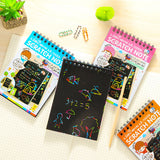 Cute Black Page Magic Notebook