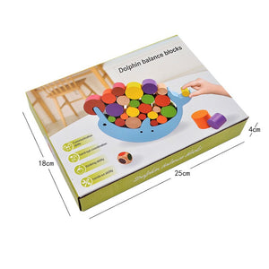 Baby Balance Training Wooden Building Blocks